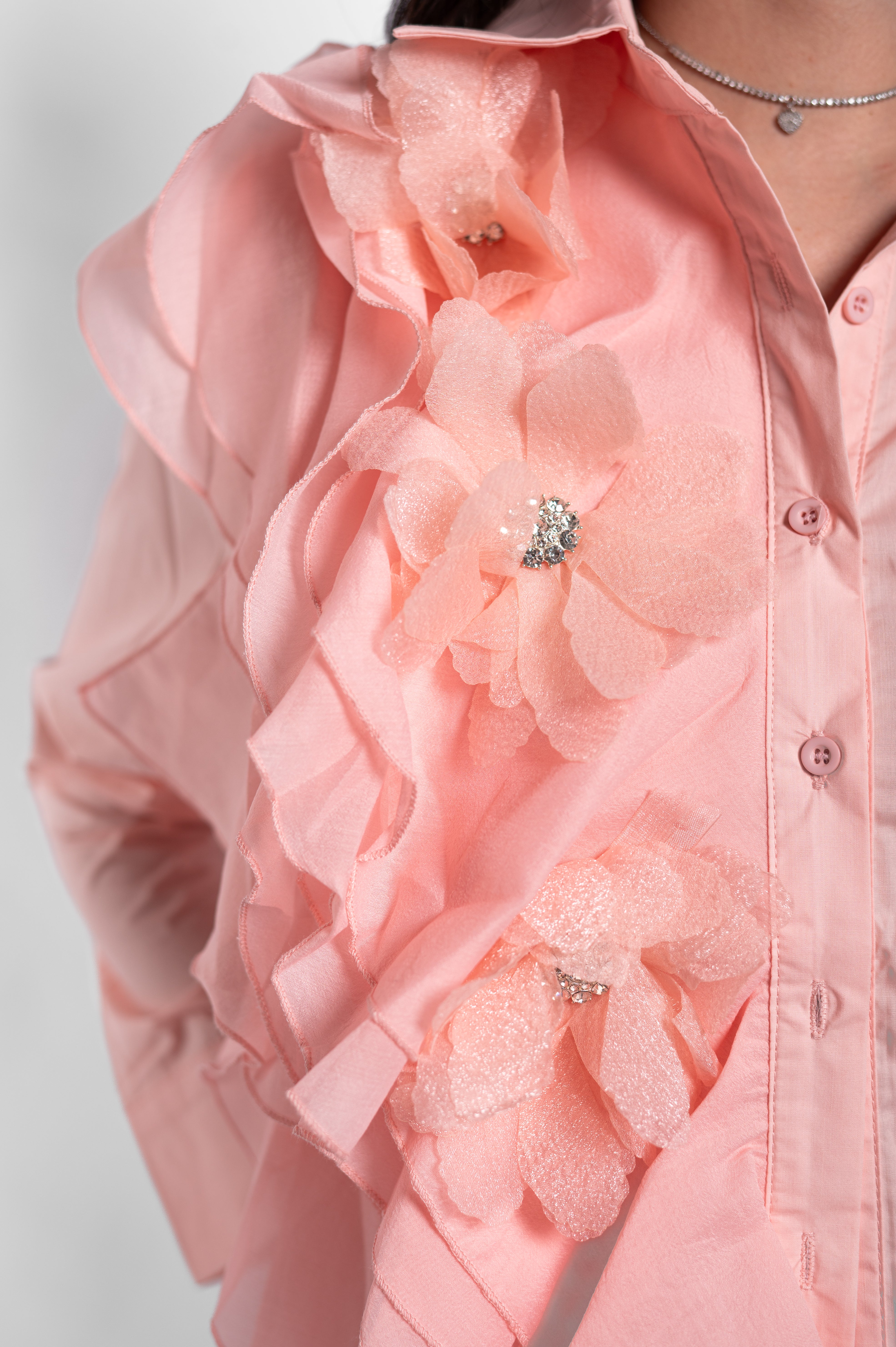 CAMICIA PETALI DI LUCE
