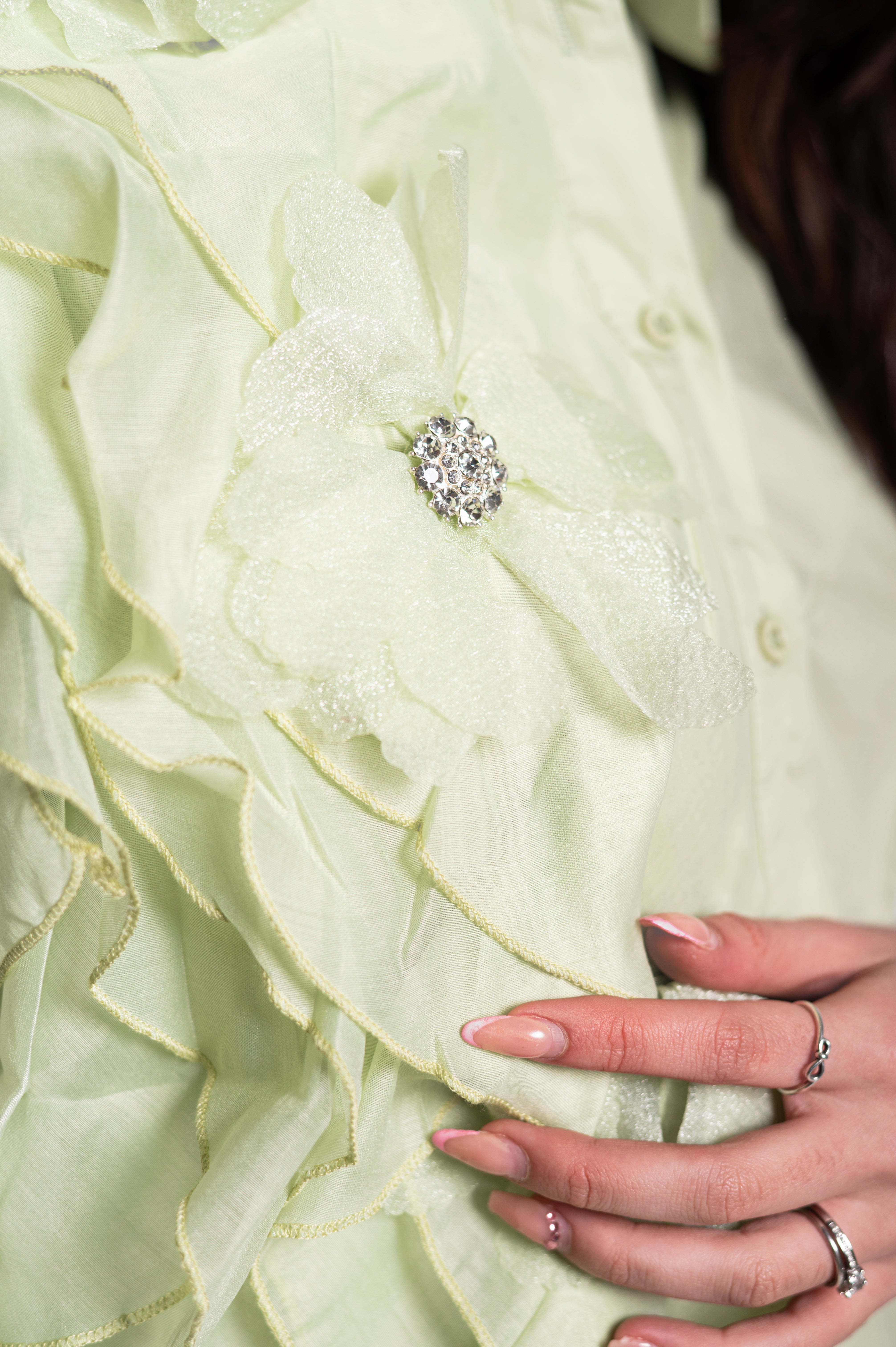 CAMICIA PETALI DI LUCE